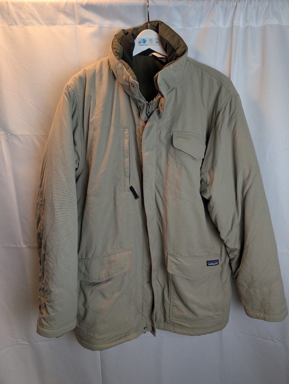 Vintage Patagonia Bemidji Jacket Men’s M Tan Nylon Utility Parka Coat Gorpcore